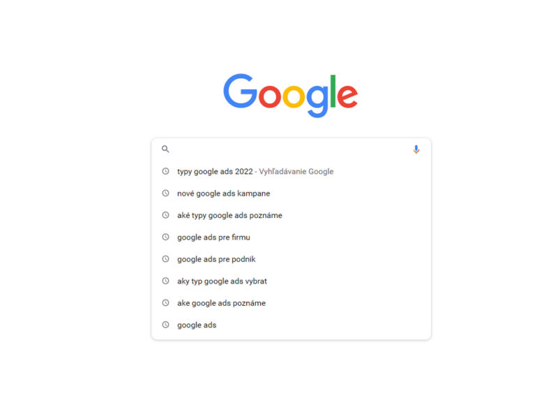 Google kampaň pre firmy a prevádzky