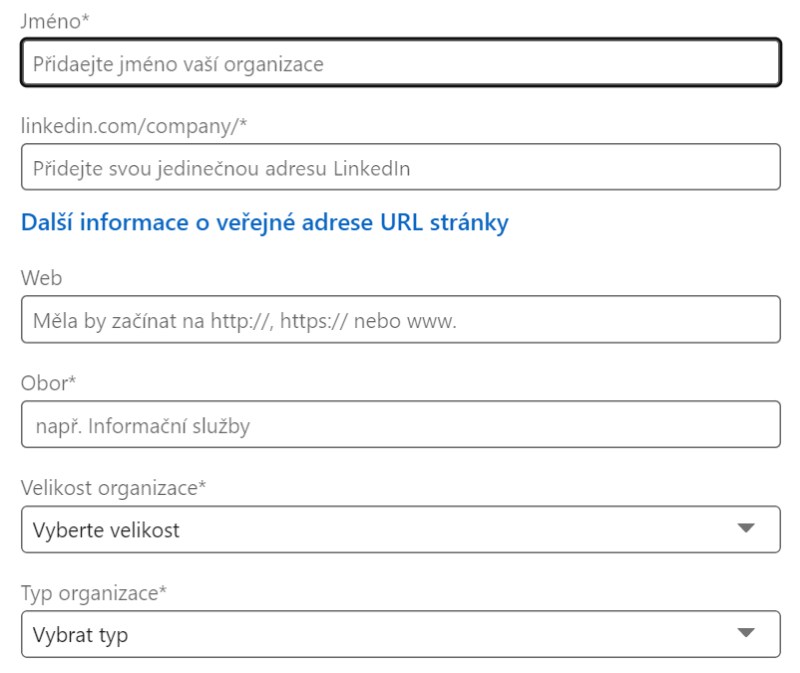 Pri registrácii musíš zadať niekoľko povinných údajov